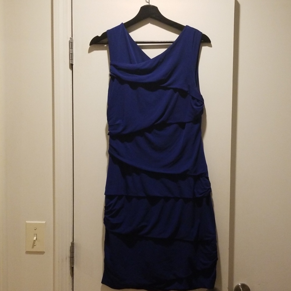 Suzi Chin Royal Blue Dress